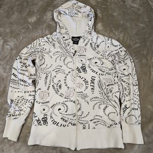 Harley Davidson Women's Zip Up Hoodie M